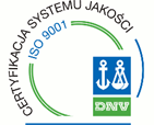 Certyfikat systemu jakości DNV